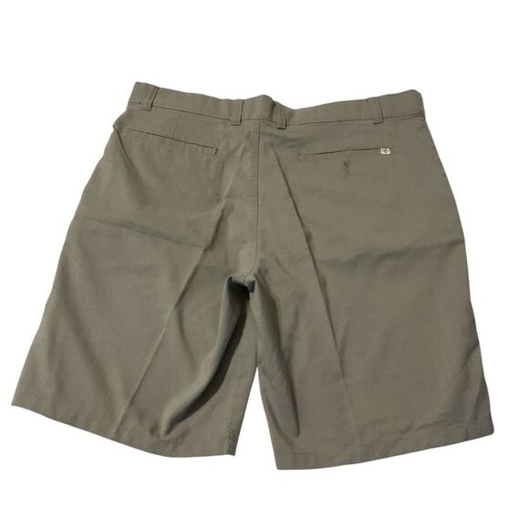 Hang Ten Men's Khaki Flat Front Shorts - Picture 6 of 12
